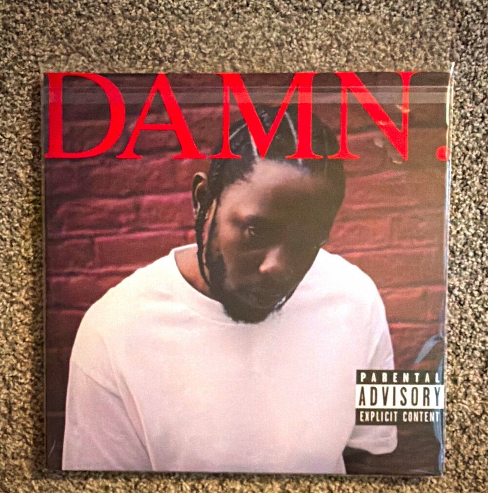 Kendrick Lamar DAMN Vinyl LP Parental Advisory TDE Rap Hip Hop
